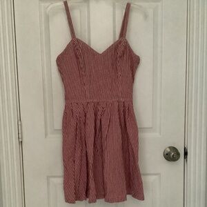 VTG Timeless Good Show Tickets Red/White Gingham Sweetheart Dress 4/6 PRE-OWNED